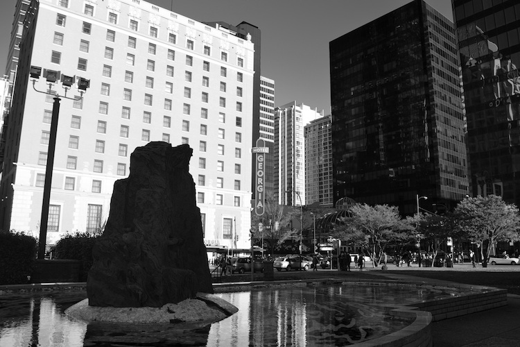 vancouver downtown art gallery, cityline, hotel georgia