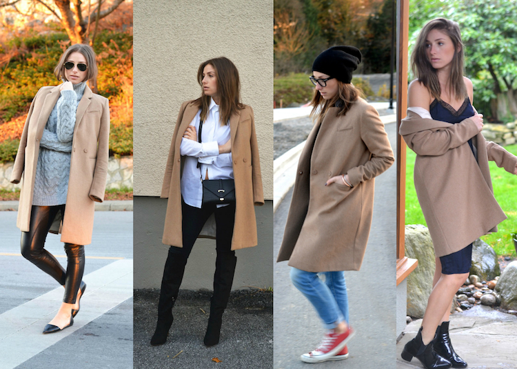 fall must have, camel coat, trend, hm, camel coat 4 ways, boudoir lingerie dressing, turtleneck, white blouse, over the knee boots, celine glasses, beanie, converse, leather leggings