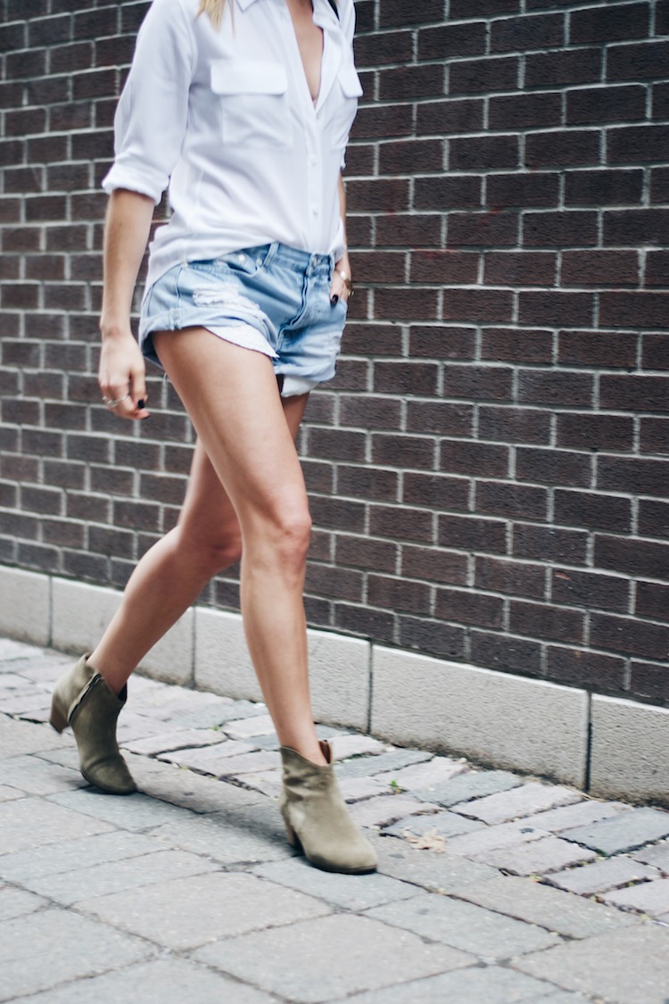 isabel marant dicker boots, one teaspoon shorts, summer style, legs 
