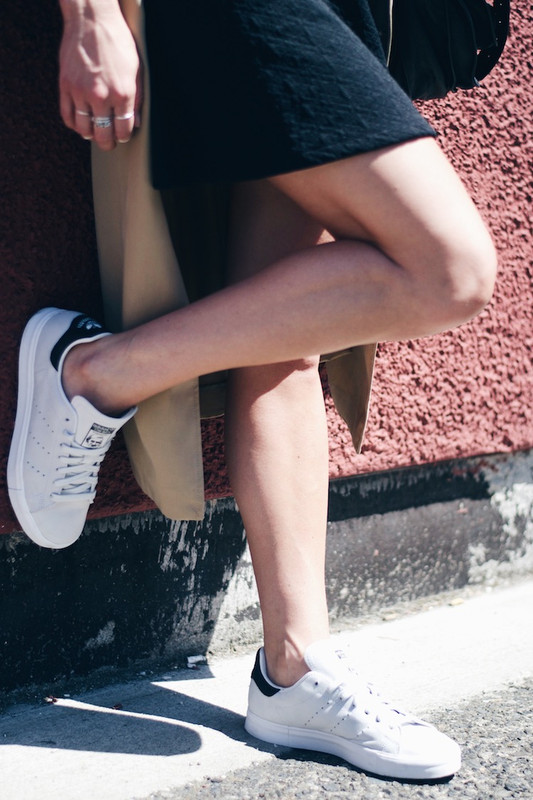 urban outfitters canada, LBD, adidas stan smith sneakers