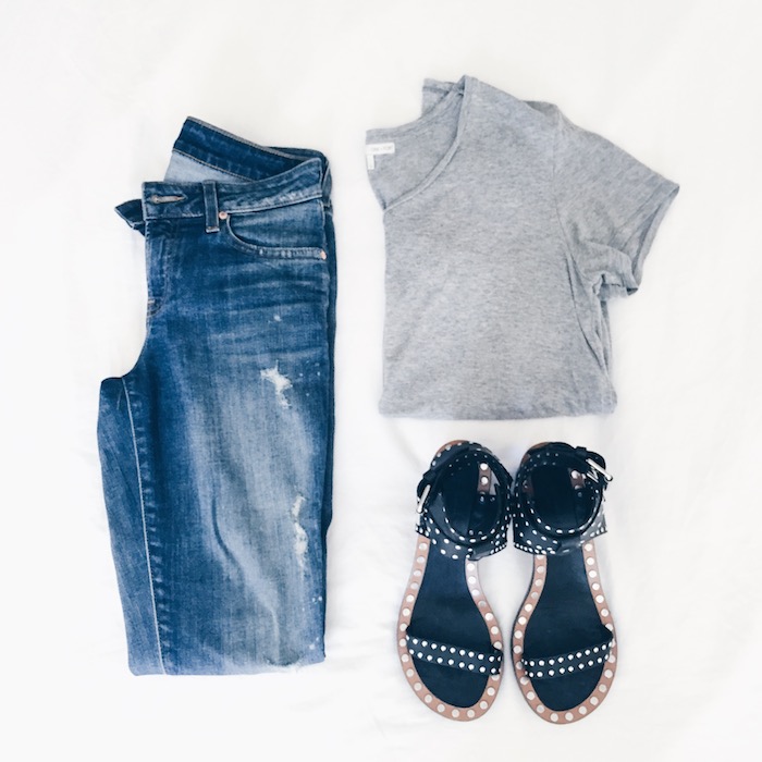 how to do a flat lay instagram, isabel marant jaeryn sandals