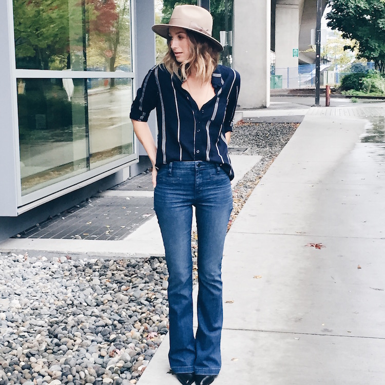 4 ways to wear booties this winter flare jeans