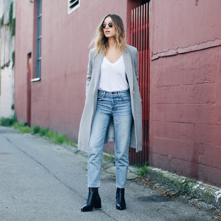 4 ways to wear booties this winter straight leg jeans 