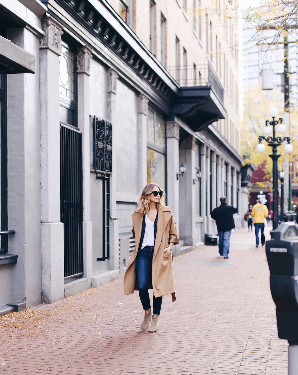 street style, camel coat, marant dicker boots, celine sunglasses