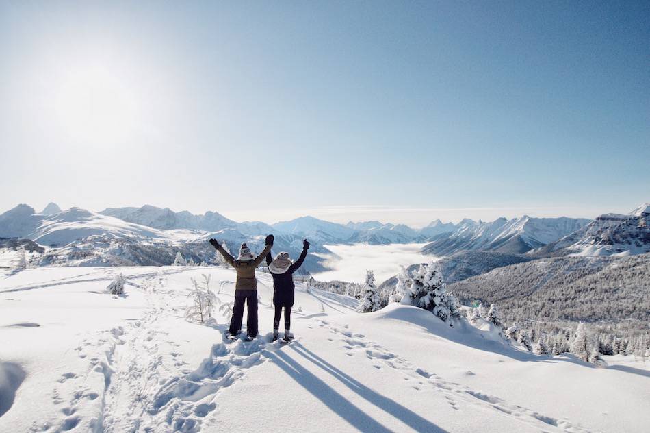 sunshine village mountain top