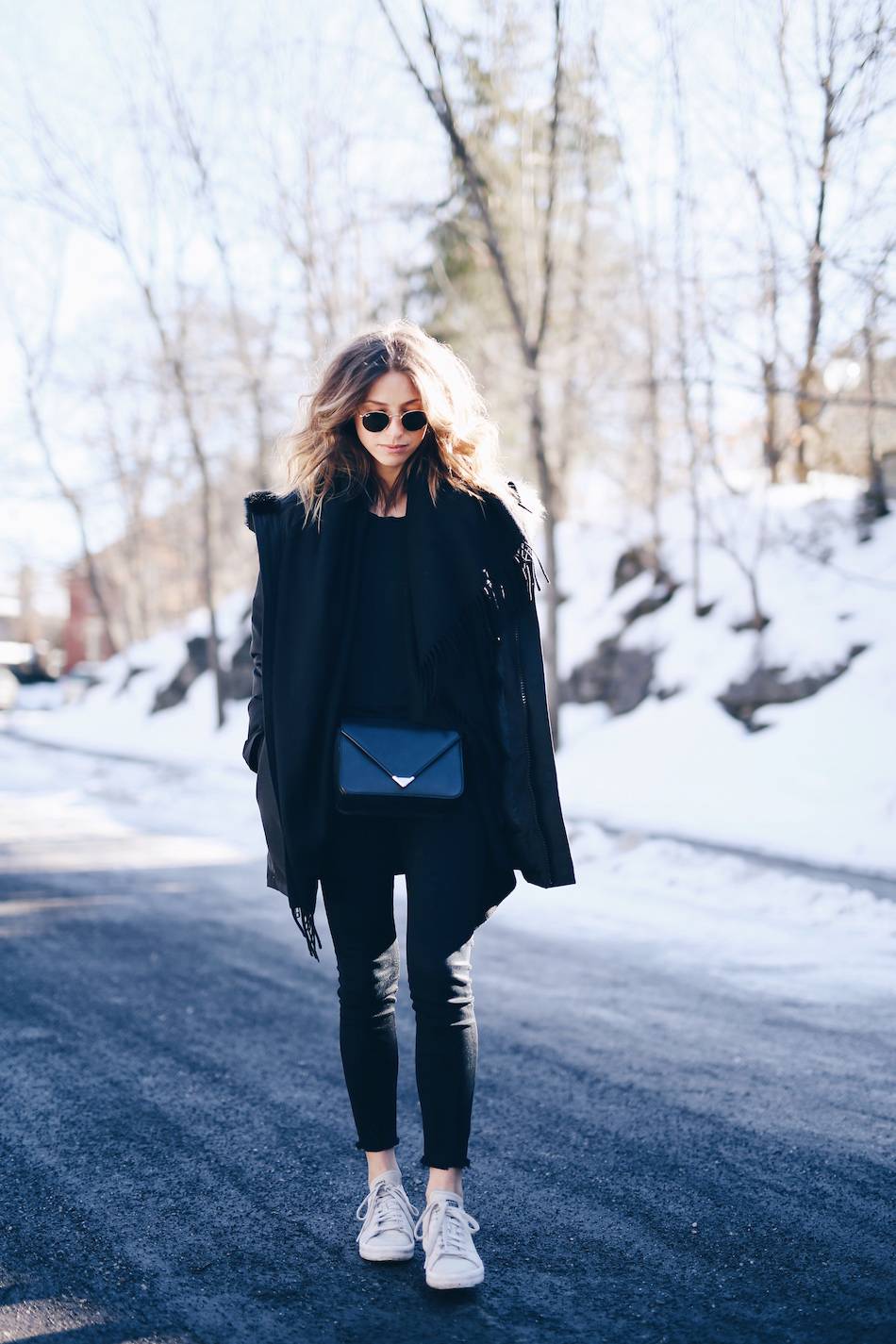 winter style with aritzia parka