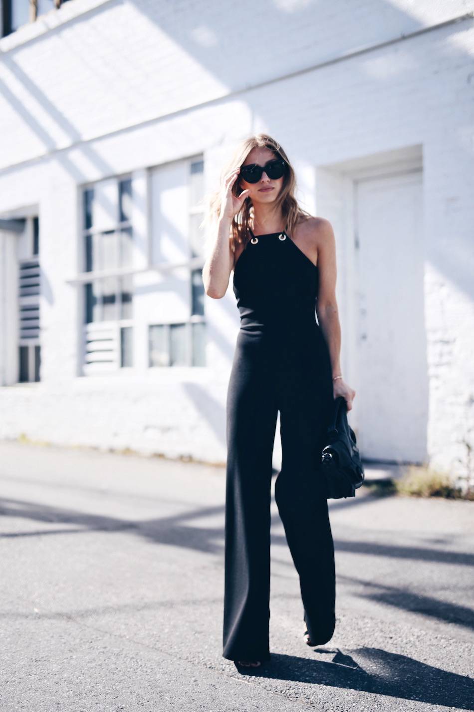 How to wear a shop black jumpsuit for night out