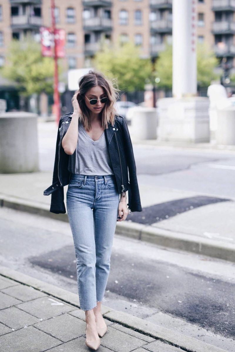 4 WAYS TO WEAR A LEATHER JACKET | The August Diaries