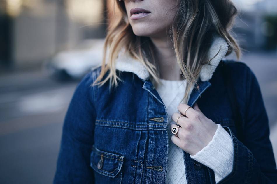 HOW TO WEAR A SHEARLING DENIM JACKET