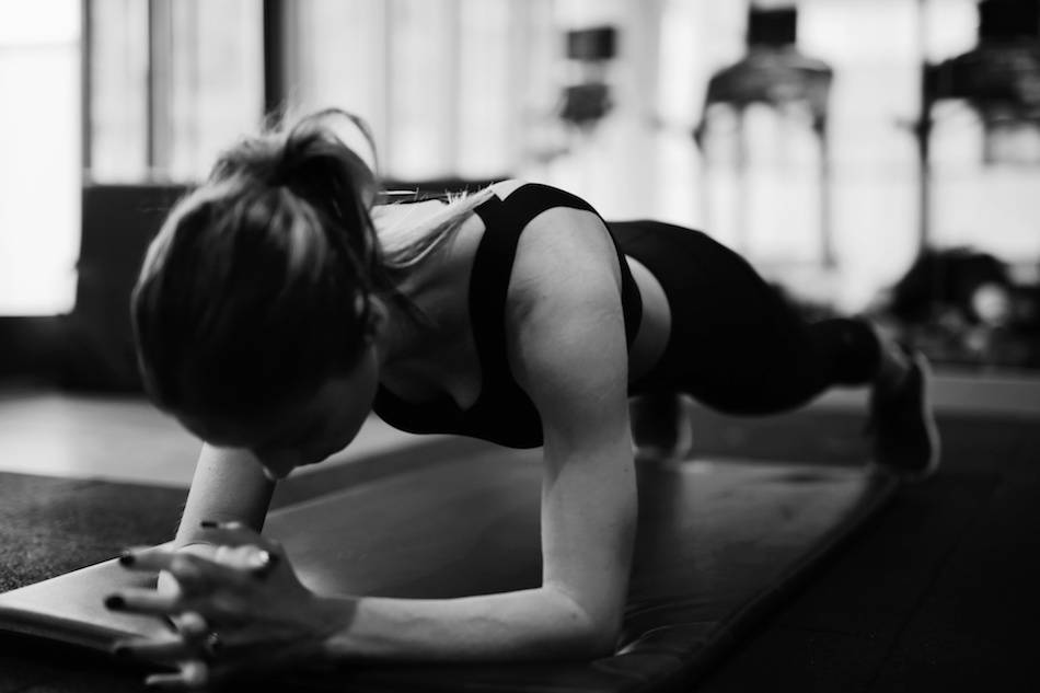 the plank fitness photography black and white