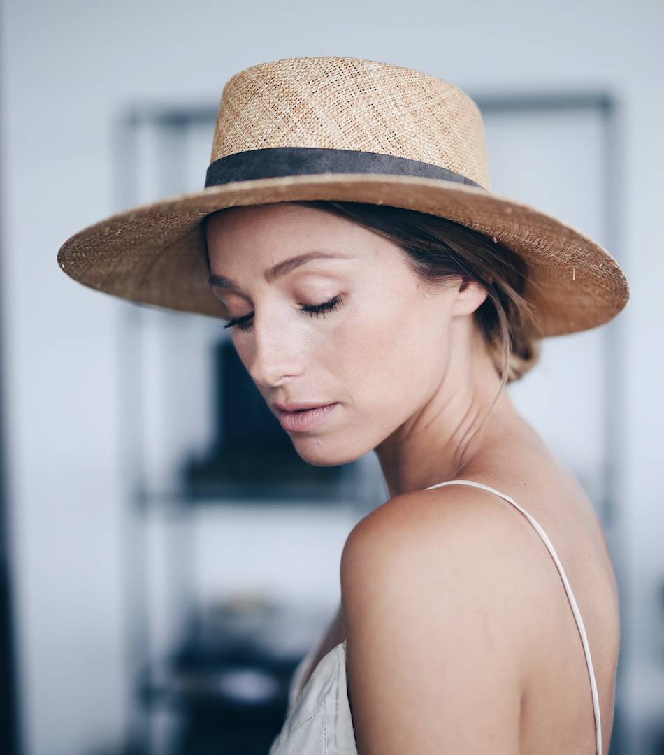 3 hat styles for summer - straw janessa leone hat