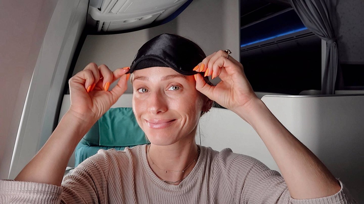 IN FLIGHT SKINCARE ROUTINE